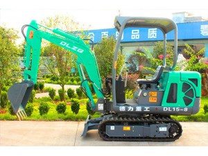 德力1.5噸微型挖掘機(jī)