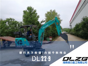 德力22-9小型挖掘機,渠道施工好選擇 德力22-9小型挖掘機,渠道施工好選擇